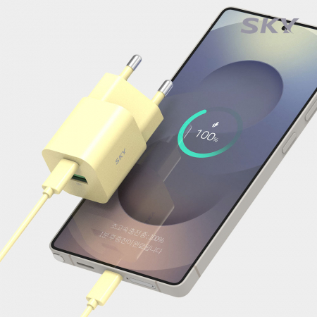 스카이 필 GaN30 30W 큐브 듀얼포트 어댑터 + 케이블 #6