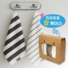 그레이 모달 선염 핸드타올 + 창케이스 별도구매
