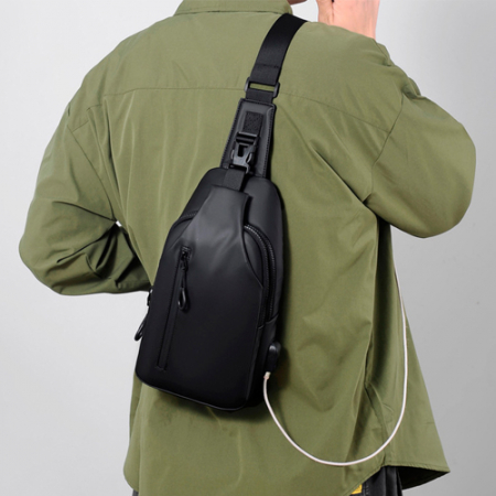 남녀공용 USB 멀티 크로스 슬링백 K2578 #2