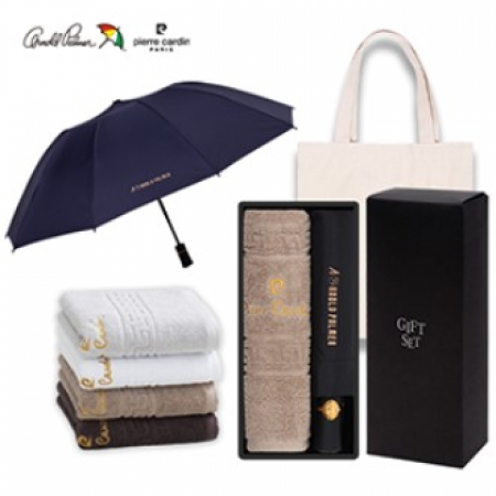 아놀드파마 3단전자동반대로우산 황제190타올세트 #2