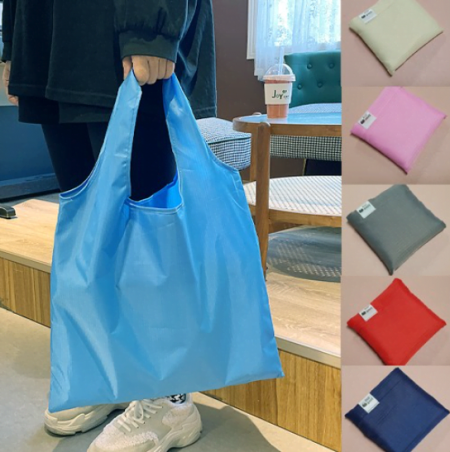 무지 접이식시장가방 장바구니 사은품가방 폴딩백 폴리백 #3