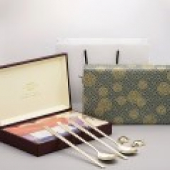 나랏말 티타늄 수저 고급선물세트