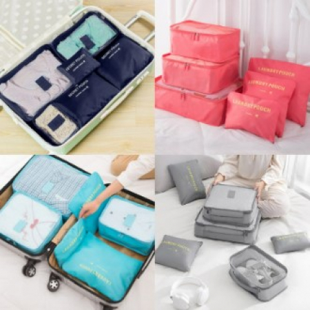 이너백 여행용파우치 6종 세트 여행 캐리어 정리용 수납가방 다용도 #2
