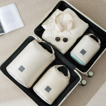 꾹꾹팩 대용량 3종 압축 파우치 트래블파우치 다용도 캐리어 수납 여행 가방 여행필수품 #3