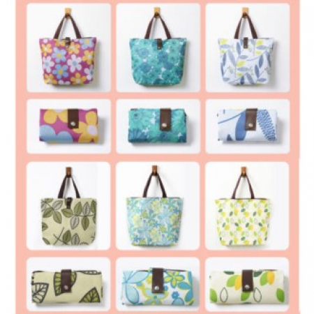 플라워 롤형 접이식 장바구니 에코백 #2