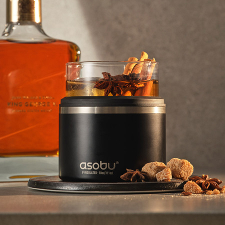 아소부 스텐 진공 보냉 위스키 온더락 쿨러 311ml #5