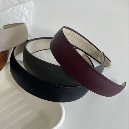 마하 가죽머리띠 // 국내생산 #3