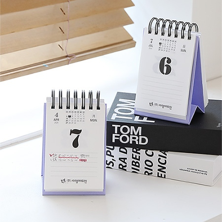 종교용품 일력달력메모지 스프링 탁상형 #3