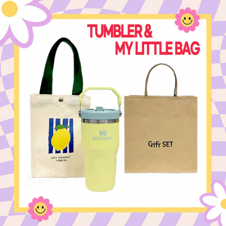 스탠리 텀블러 플립스트로591ml 포멜로(파우치+쇼핑백포함) #5