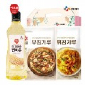 CJ현미유500ml CJ부침가루 CJ튀김가루3종세트