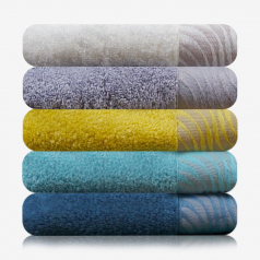 송월타올 뱀무얀혼방사 샤보렌 물결 160g