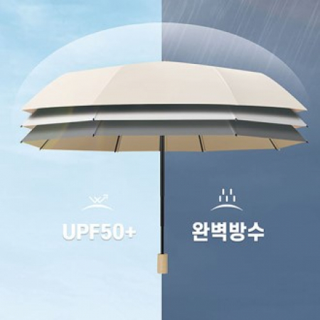 삼색삼단 수동 암막 양우산 #2