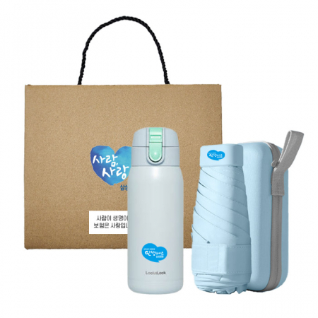 텀블러 자외선차단 미니우산 선물세트 포장케이스 #4