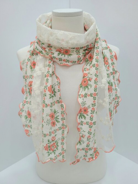 봄 나드리 레이스 스카프 #3