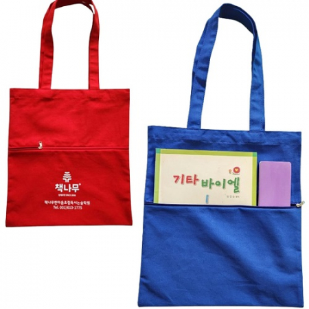 뉴드림 바깥주머니 지퍼칼라 에코백 옥스포드 대형 #3