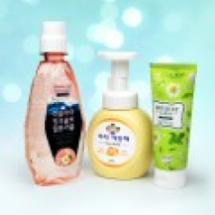 아이깨끗해 핸드워시+부케가르니 캐모마일 핸드크림100ml+LG 핑크솔트 가글