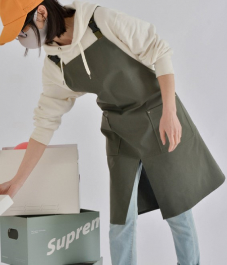 움직임편한앞치마 앞트임앞치마 이쁜앞치마 부드러운앞치마 걷기편한앞치마 #3