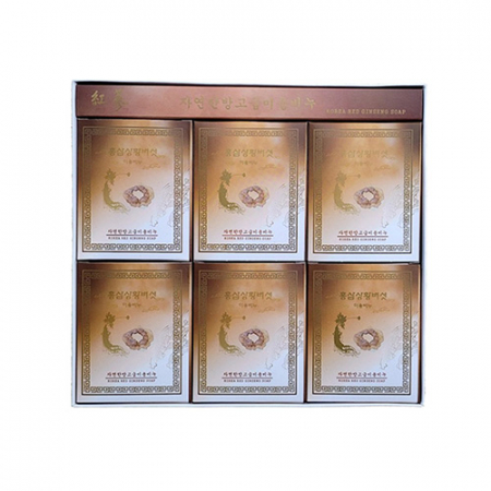홍삼 상황버섯비누 6p 선물세트 #4