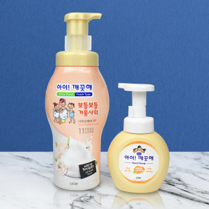 아이깨끗해 보들보들 거품샤워 바디워시 700g + 핸드워시 250ml