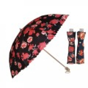 2단 플라워 uv차단 암막 우산 3종 h-13