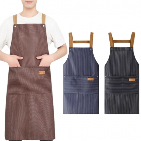 스트라이프 카페앞치마 방수앞치마 바리스타앞치마 미용실앞치마 #3