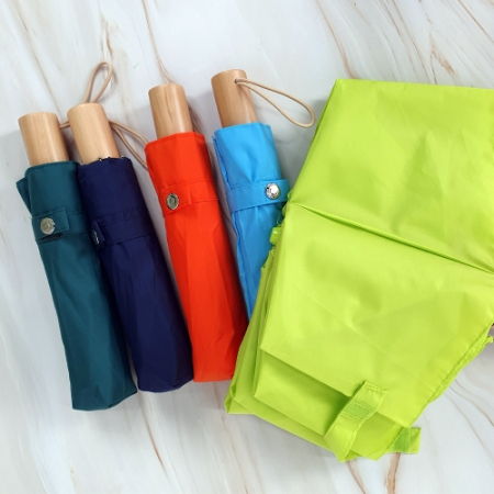 3단 컬러 휴대용 우산 원목손잡이 우산 h-3 #3