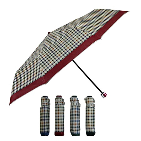 휴대용 체크 3단 우산  h-1 #3