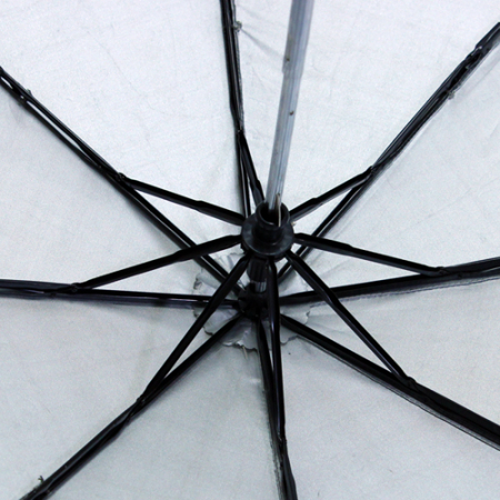 발렌타인 55x8 체크 실버 3단 우산 #9