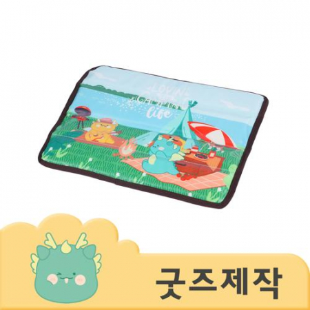 ZA513 [커스텀굿즈] 풀오버인쇄 컴팩트 보관주머니 야외 방석 40*31 (박스제작가능) #3