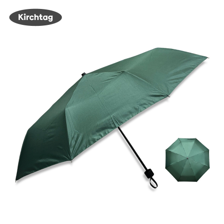 키르히탁 3단 무지 폰지우산 초록 #3
