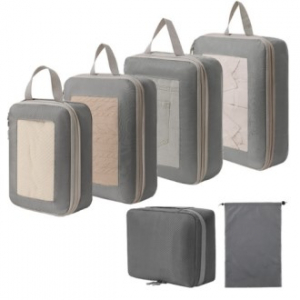 트래블 요정 프리미엄 여행용압축 다용도 메쉬창 파우치 6종set