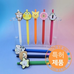 스와프 pvc캐릭터 파스텔러버볼펜