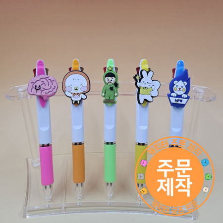 PVC캐릭터 네온2색볼펜 // 주문제작 #2