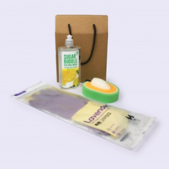 슈가버블 주방세제 + 투톤고무장갑 + 과일수세미