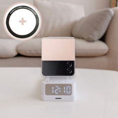 파인큐브 무선충전거치대 & 알람시계 기능 충전기 S20 + 맥세이프 링 증정