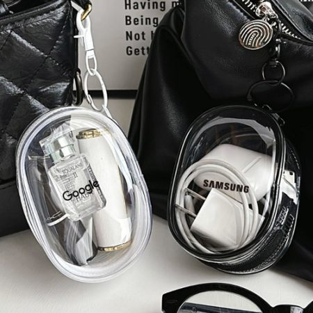 PVC 투명 미니 키링 파우치 #2