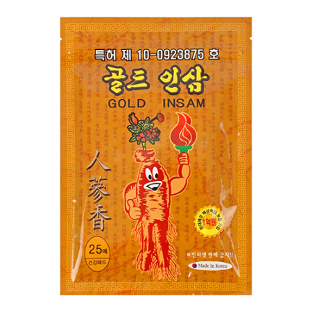 골드인삼파스25매 건강패드 건강파스 동전패드 동전패치 #2