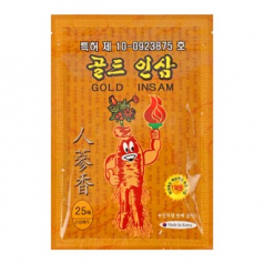 골드인삼파스25매 건강패드 건강파스 동전패드 동전패치