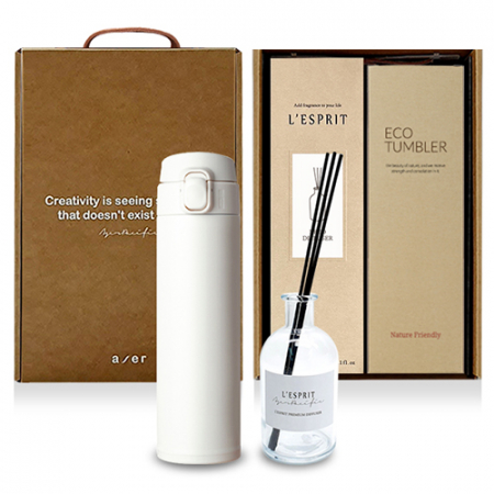 레스쁘리 고급 모던원터치텀블러 세트 A(텀블러+디퓨저150ml) #2