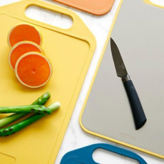 리버서블 스테인리스 향균도마 양면도마 대형 24x40cm