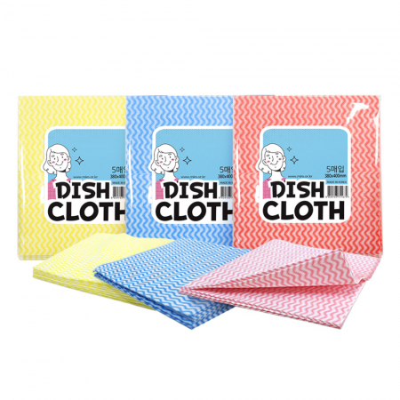 물기제거에 탁월한 주방 청소 홍보 행주 5매입 #3