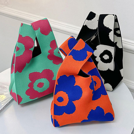 디자인 니트손가방 손목가방 보조가방 에코백 미니가방 // 인쇄제작가능 #6