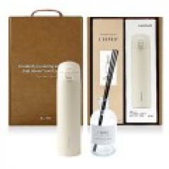 레스쁘리 고급 우유병 디퓨저세트 LL, 디퓨저 베이직 150ml + 텀블러 락앤락 슬림핏 원터치