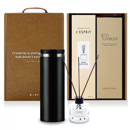 레스쁘리 고급 더벅스텀블러 세트 B, 텀블러 450ml + 디퓨저120ml #2