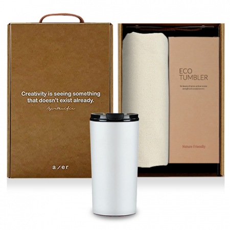 레스쁘리 고급 슈어텀블러 세트 G, 텀블러 + 에코백 #2