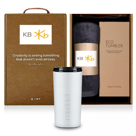 레스쁘리 고급 슈어텀블러 세트 F, 텀블러 + 타올 #4