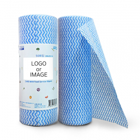 생활 필수 빨아쓰는 홍보 롤행주 50매 #4