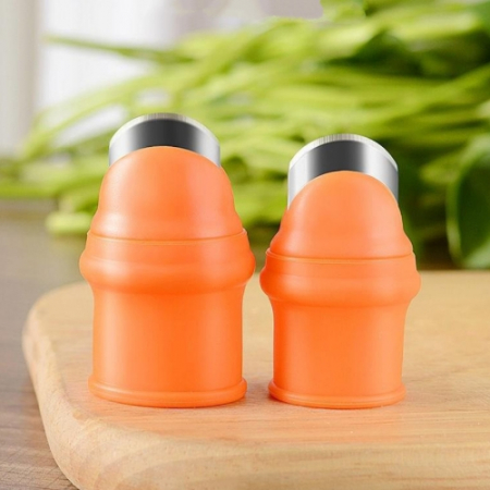 블레이드 엄지칼1+5장갑 원예장갑 야채다듬기 손가락칼 고추따기 #3