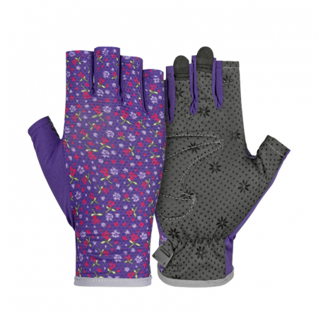 메쉬 잔꽃 여성용 반장갑 #2