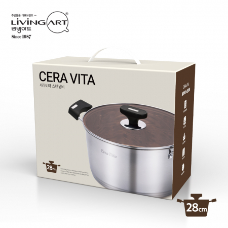 리빙아트 세라비타 스테인리스 스틸 찜기 28cm 곰솥 #5